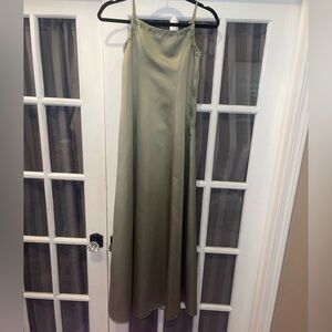 Alexia Designs sage green prom formal bridesmaid dress gown woman’s 12